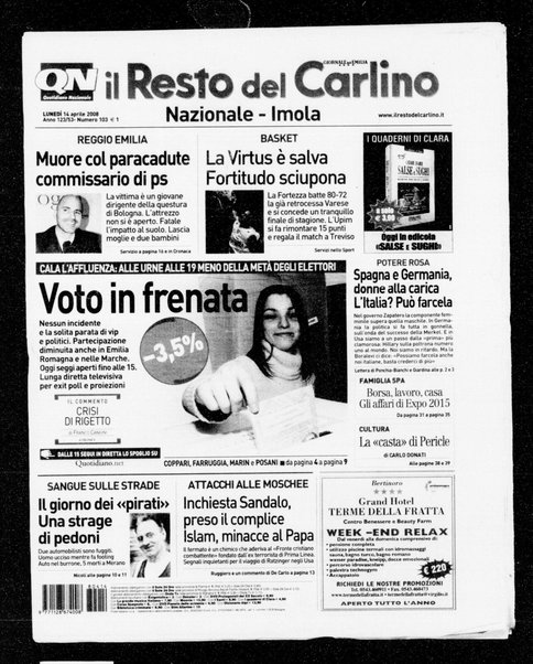 Il Resto del Carlino : giornale dell'Emilia